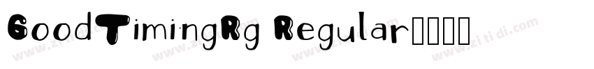 GoodTimingRg Regular字体转换